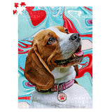 Personalized Pet Jigsaw Puzzle - Color Swirl