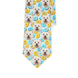 Personalized Pet Face Necktie - Donuts