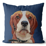 Personalized Pet Portrait Woven Pillow