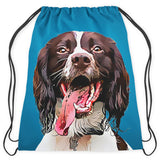 Personalized Pet Drawstring Bag