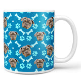 Personalized Dog Bone Pattern Mug