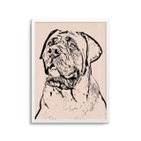 Personalized Minimalistic Pet Portrait Prints