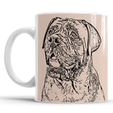 Personalized Minimalistic Pet Portrait Mug