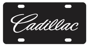 Cadillac License Plate