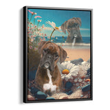 Personalized Framed Pet Superimposed Portrait Canvas