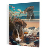 Personalized Framed Pet Superimposed Portrait Canvas