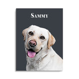 Personalized Pet Color Portrait Prints