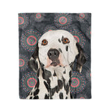 Personalized Mandala Dog Throw Blanket