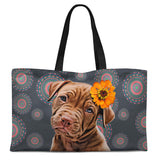 Personalized Pet Weekender Tote Bag - Mandala