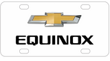 Chevy Equinox License Plate