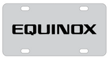 Chevy Equinox License Plate