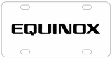 Chevy Equinox License Plate