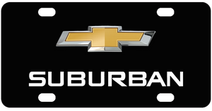 Chevy Suburban License Plate