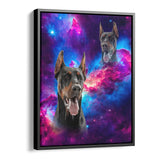 Personalized Framed Pet Superimposed Portrait Canvas