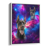 Personalized Framed Pet Superimposed Portrait Canvas