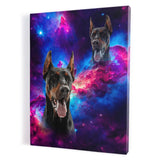 Personalized Framed Pet Superimposed Portrait Canvas