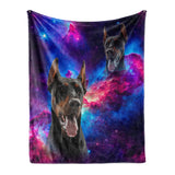 Personalized Pet Throw Blanket - Superimposed Portrait