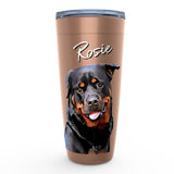 Personalized Dog Travel Tumbler 20oz