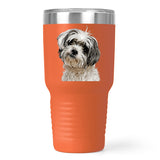 Personalized Dog Ringneck Travel Tumbler 30oz