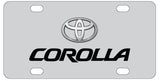 Toyota Corolla License Plate