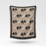 Personalized Pet Face Woven Blanket