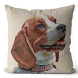 Personalized Pet Portrait Woven Pillow