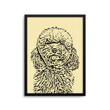 Personalized Minimalistic Pet Portrait Prints