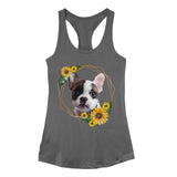 Personalized Sunflower Pet Tank Top