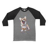 Personalized Pet 3/4 Sleeve Tee