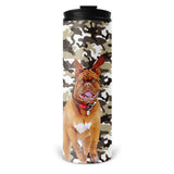 Personalized Pet Skinny Tumbler 16oz - Camouflage