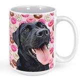 Personalized Pet Portrait Mug - Donuts