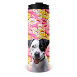 Personalized Pet Skinny Tumbler 16oz - Donuts