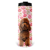 Personalized Pet Skinny Tumbler 16oz - Donuts