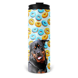 Personalized Pet Skinny Tumbler 16oz - Donuts