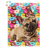 Personalized Pet Jigsaw Puzzle - Donuts