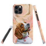 Personalized Pet iPhone Case - Marbled Color