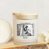 Personalized Pet Memorial - Frosted Glass Candle