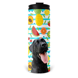 Personalized Pet Skinny Tumbler 16oz - Fruit Salad