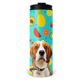 Personalized Pet Skinny Tumbler 16oz - Fruit Salad