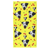 Personalized Dog Fruit Beach Towel