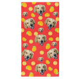 Personalized Dog Fruit Beach Towel