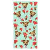 Personalized Dog Fruit Beach Towel