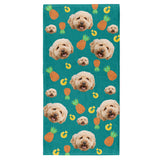 Personalized Dog Fruit Beach Towel