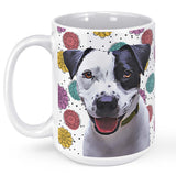 Personalized Pet Portrait Mug - Fun Flower