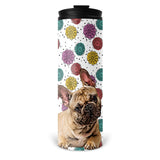 Personalized Pet Skinny Tumbler 16oz - Fun Flower