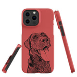 Personalized Minimalistic Pet Portrait - iPhone Case