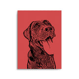 Personalized Minimalistic Pet Portrait Prints