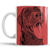 Personalized Minimalistic Pet Portrait Mug