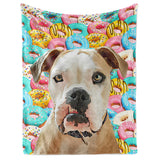 Personalized Pet Blanket - Donuts