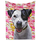 Personalized Pet Blanket - Donuts